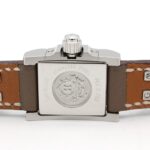 Hermes Mini Medor Stainless Steel Leather Strap Wo Silver Tone ME2.110 - Image 7