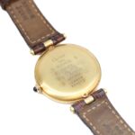 Cartier 90s 925 Must VendÃ´me Vermeil LM Quartz Gold with Ivory Dial Ladies - Image 9
