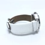 TIFFANY & Co. Z1300.11.11A20A41A White Ceramic Atlas Quartz Date with Stainless Steel and Leather Strap Silver - Image 7