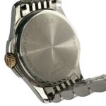GUCCI GG Logo Stainless Steel Quartz Wrist Silver 32380 - Image 5