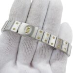 Cartier wo Santos VendÃ´me SM quartz movement stainless steel (SS) gold (YG) model number 84041488. - Image 6