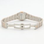 Omega Constellation Star Blue Diamond Bezel Watch, 18K Pink Gold (PG) Stainless Steel, Diamond, Ladies', White/White Mother-of-Pearl, 123.25.24.60.05.002 - Image 4