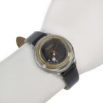 Citizen B036 S112052 Women's Watch, Black Dial, 3 Hands, 5 Diamonds, Stainless Steel, Leather Strap, Eco-Drive, Approx. 32mm - Image 6