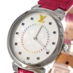 Louis Vuitton Tambour Slim 11P QA159 Stainless Steel Quartz Watch - Image 5