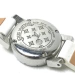 Louis Vuitton Q151P Rug diamond quartz Wristwatch Pink Based White - Image 6