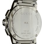 Gucci G-Chrono total weight 170.8g stainless steel quartz movement black dial 101.2 - Image 5