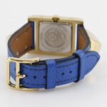 Hermes HERMES Medor Watch Gold Plated x Embossed Leather 1994 Quartz Analog Display White Dial Ladies - Image 5