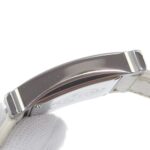 Hermes HERMES H Watch Wristwatch HH1.210 Stainless Steel x Leather 2005 Quartz Analog Display White Dial Ladies - Image 6