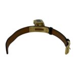 HERMES Vintage Kelly Leather Genuine GP Finish Wrist Black & Gold 82135 - Image 9