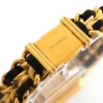 Chanel Premiere Large Size H0001 Women's Watch Black Gold Quartz - Image 6
