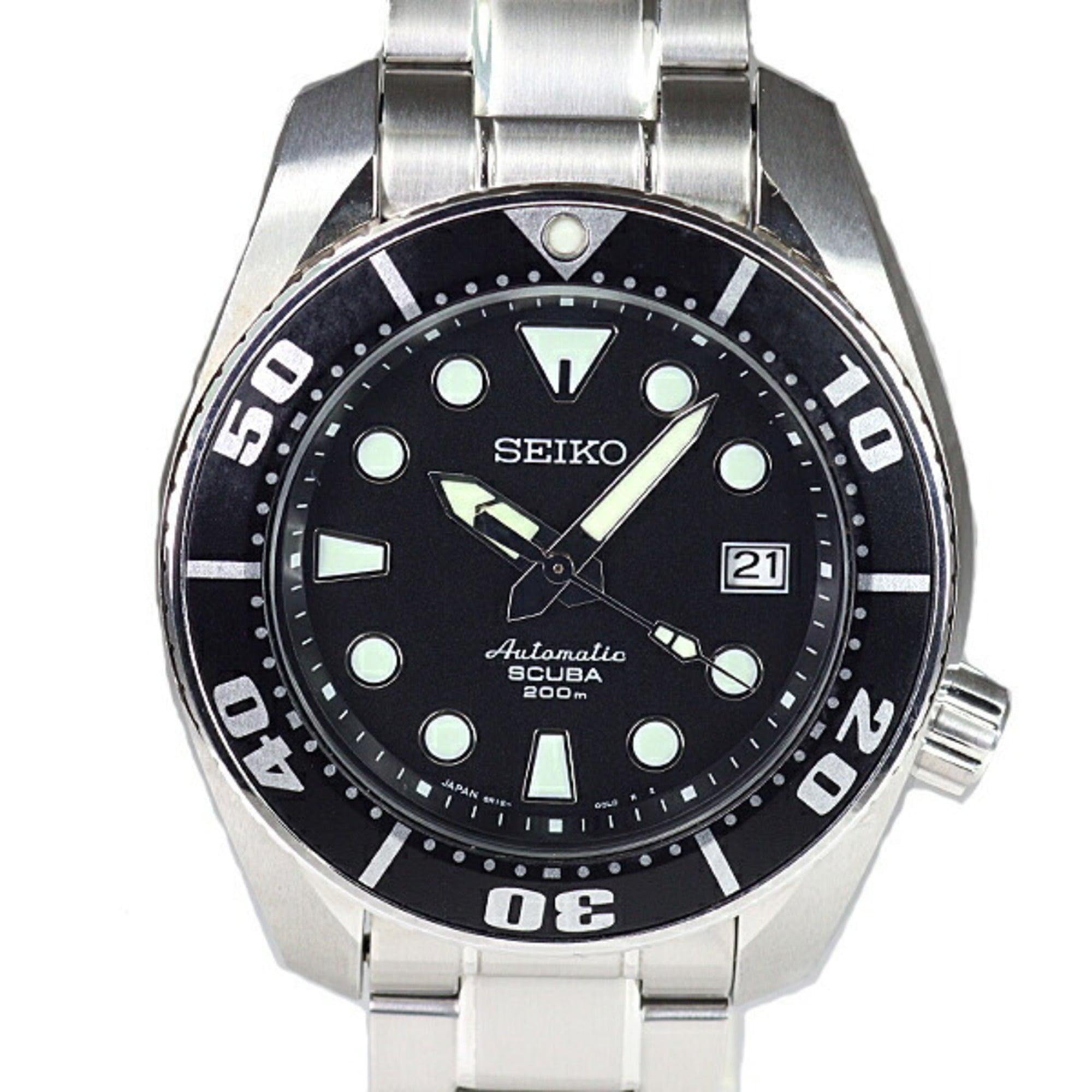 2000_6b8e4ce5-53d2-4e68-833a-eed4fdbf6a0b.jpg SEIKO Sumo Prospex Diver Scuba 200m Men's Watch Black 6R15-00G0 Dial Automatic - Image 1