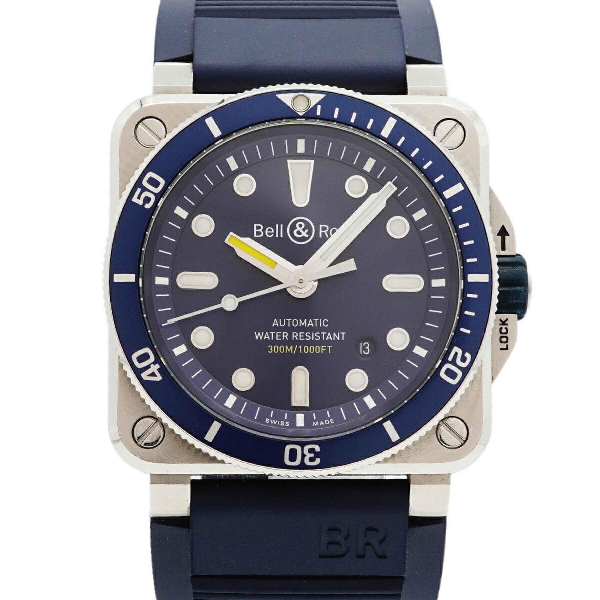 2000_6c00d7d4-dfd3-4ca6-88d4-d3bf2212931e.jpg Bell & Ross BR03-92 Diver Blue BR0392-D-BU-ST SRB Dial - Image 1