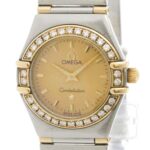 OMEGA Constellation Diamond 18K Gold Steel Watch 1367.10