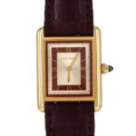 Cartier Tank Louis MM YG WGTA0059 Watch Manual Winding
