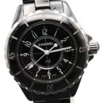 Chanel J12 Ceramic Wo Black H0682 - Image 3