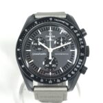 S SO33A100 OMEGA Mission to Mercury Moon Comet Ceramic Black Like New