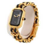 Chanel Premiere S-size H0001 Wo Black Gold Quartz - Image 2