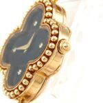 Van Cleef & Arpels Alhambra YG 4P 122974 Quartz Watch - Image 5