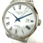 LONGINES L2.820.4.11.6 Record Chronometer Automatic Date Stainless Steel Silver