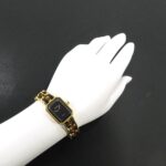 Chanel Premiere Large Size H0001 Wo Black Gold Quartz - Image 3