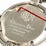 Christian Dior Malice watch, total weight 55.3g, stainless steel, quartz movement, black dial, CD22110 - Image 5