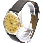 ROLEX Datejust 16013 18K Gold Steel Automatic Mens Watch - Image 2