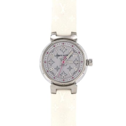 Louis Vuitton Tambour Monogram QA115 SS Quartz