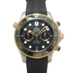 Omega Seamaster Diver 300 Co-Axial Master Chronometer Two-Tone 210 22 44 51 01 001 Date 18K Pink Gold Automatic