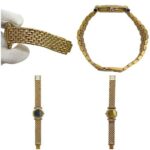 Christian Dior Swing Dress Watch Navy Gold 64151 Women's Stainless Steel Quartz 657*** - Image 3