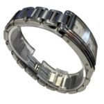 Tiffany & Co. Grand Rectangular Watch, Total Weight 73.4g, Stainless Steel, Quartz Movement, White Dial - Image 3