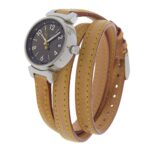 Louis Vuitton Tambour Watch Q1211, Stainless Steel and Leather Quartz Movement, Analog Display, Brown Dial, Women's - Image 2