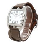 Hermes Cape Cod Tonneau Double Tour CT1 710 Boys' Date White Quartz - Image 3