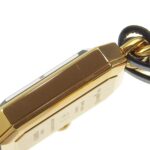 Chanel CHANEL Premiere S Watch H0001 Gold-plated x Leather Quartz Analog Display Black Dial Ladies - Image 6