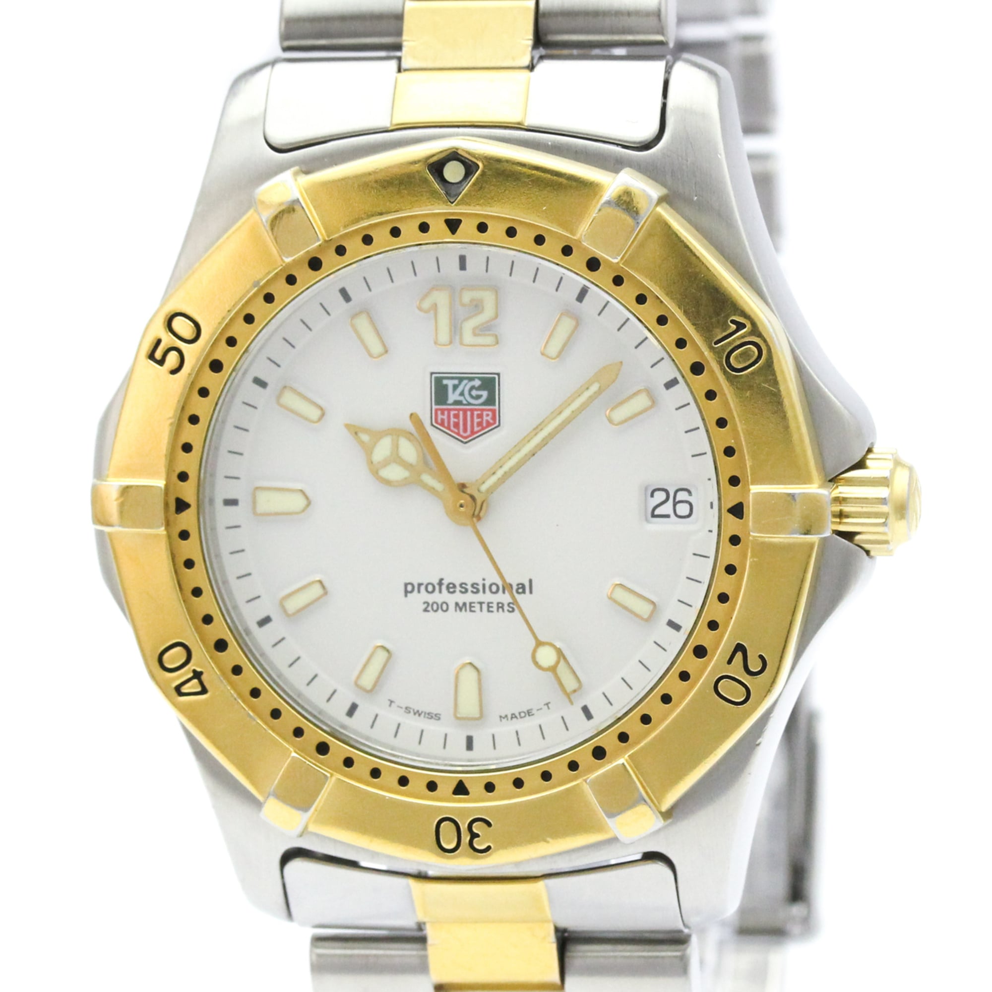 2000_7894ef22-2b8c-449a-908e-c9c518c21f0c.jpg TAG HEUER Professional Gold Plated Steel Quartz Mens WK1120 - Image 1
