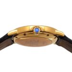 Cartier Must Ronde Vermeil LM W100844B Men's Watch, Date, Ivory, SV925 Quartz Watch - Image 5