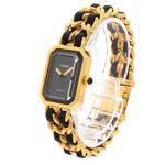 Chanel Premiere Large Size H0001 Women's Watch Black Gold Quartz - Image 2