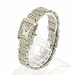 Cartier Tank Francaise SM Two-Tone W51007Q4 Wo Ivory 18K Yellow Gold Quartz - Image 3