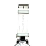 Louis Vuitton Tambour Slim Watch, Total Weight 51g, Stainless Steel, Rubber Strap, Quartz Movement, Black Dial, QA144 - Image 8