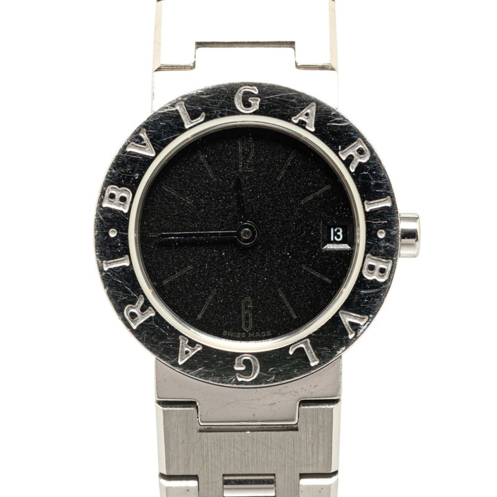 2000_7a96ac93-e4b5-48a2-bbf4-63bc614bfecf.jpg BVLGARI Watch BB23SS Quartz Black Dial Stainless Steel Women's - Image 1