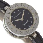 BVLGARI Bzero1 BZ22S Women's Watch with Stainless Steel and Rubber Quartz Movement, Analog Display, Black Dial - Image 3