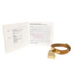 HERMES Kelly Watch Gold Plated Leather Quartz Ladies Watch - Image 6