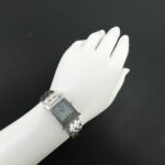 Hermes H-Watch HH1 210 Women's Watch White Gray Quartz H - Image 4