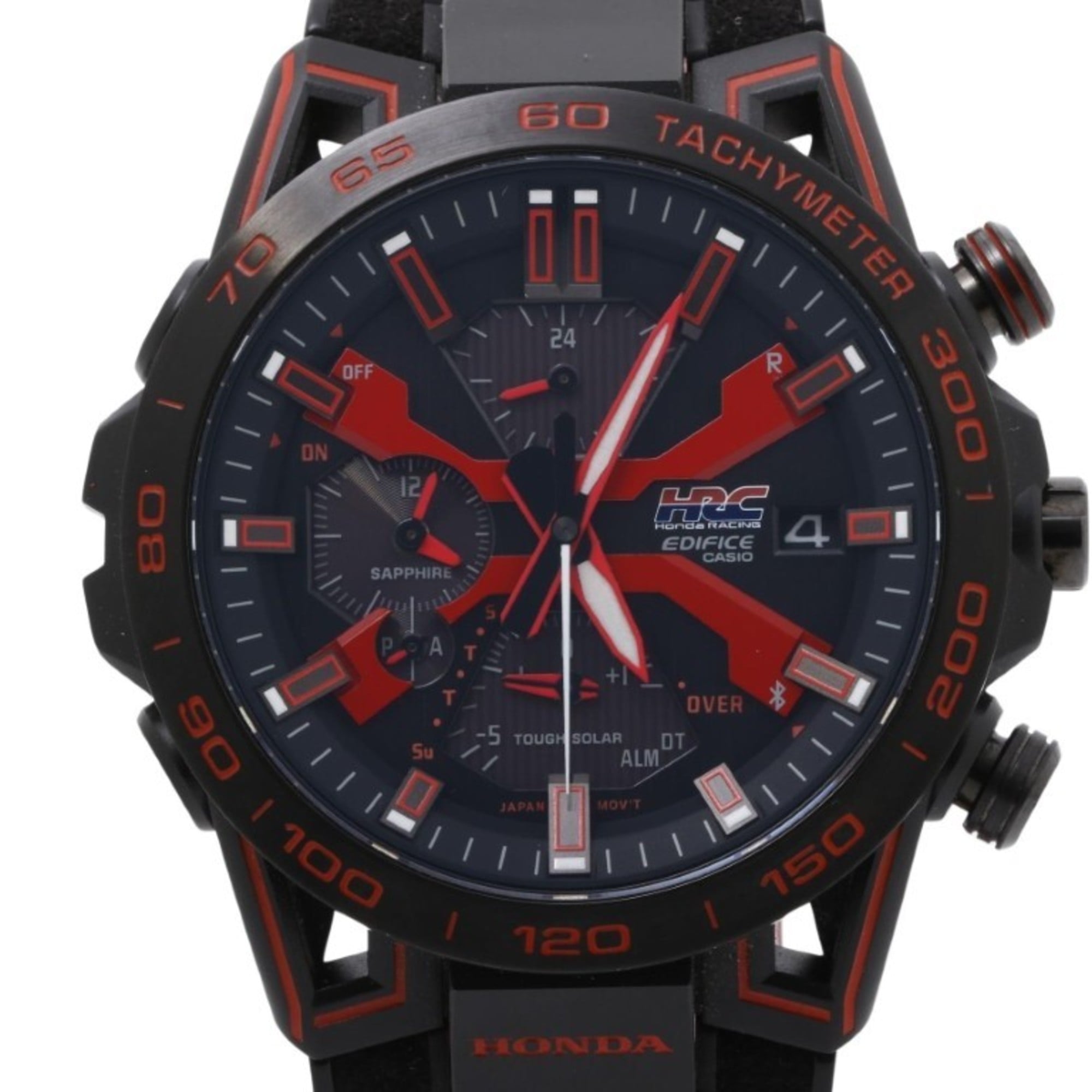 2000_7e8d11f2-a921-4131-b35c-b770e26b224e.jpg CASIO Edifice Sospensione Honda Racing Red Edition EQB2000HR1AJR Black Stainless Steel Men's Watch - Image 1