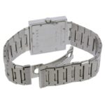 BVLGARI Quadrado Watch SQ29SSD Stainless Steel Quartz Analog Display Black Dial Unisex - Image 5