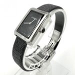 Chanel Wo Boyfriend Tweed Black Dial Quartz Stainless Steel Silver/Black H5317 - Image 2