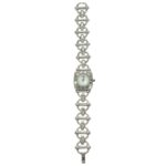 GUCCI Horsebit Chain Stainless Steel Quartz Wrist Silver 37972