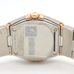 Omega Constellation Star Blue Diamond Bezel Watch, 18K Pink Gold (PG) Stainless Steel, Diamond, Ladies', White/White Mother-of-Pearl, 123.25.24.60.05.002 - Image 5