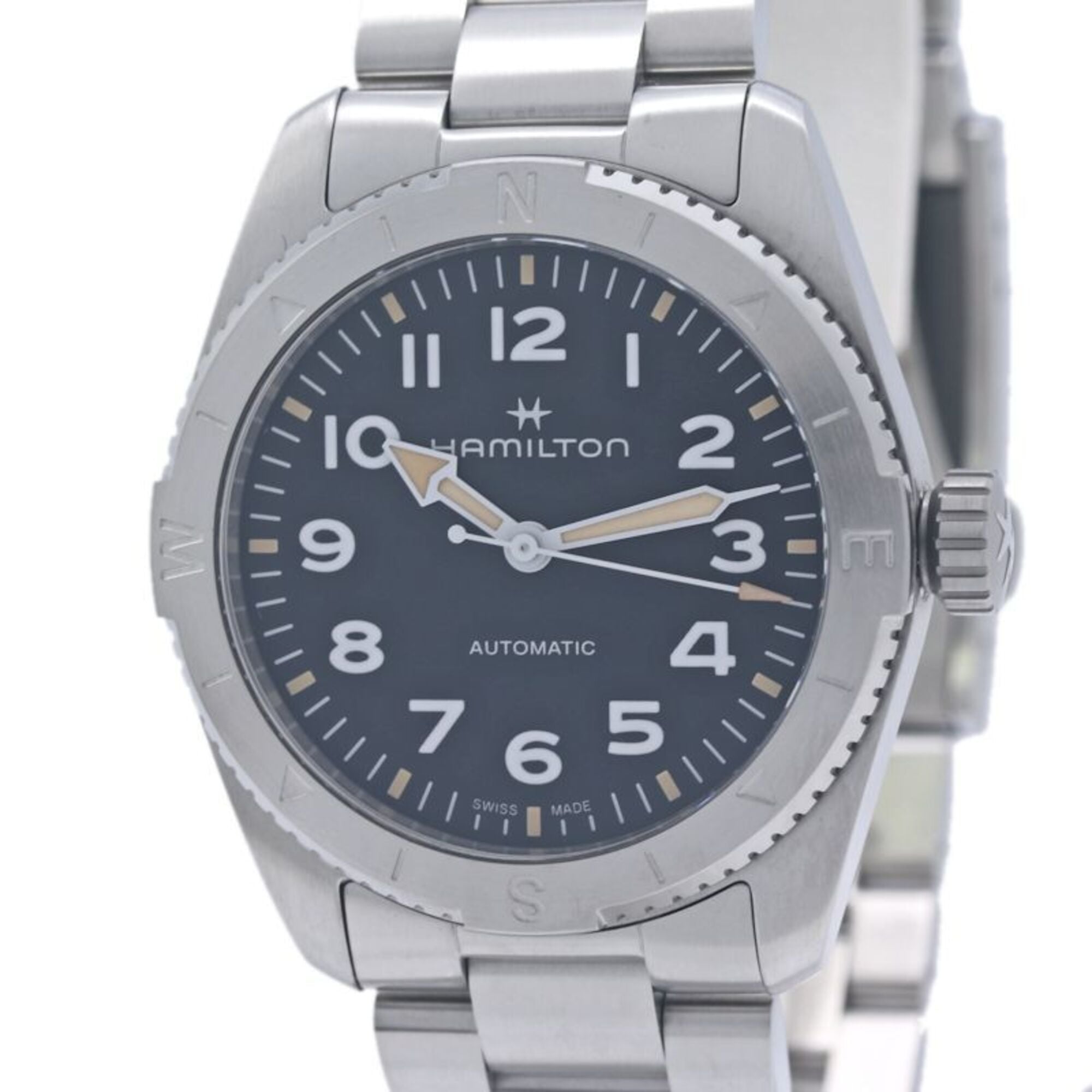 2000_80e13565-82ff-40e6-b38f-56c2dc5081f7.jpg HAMILTON Hamilton Khaki Field Expedition H70225130 H702250 Men's Watch SS 40335 - Image 1