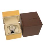 Louis Vuitton Tambour Q111E Stainless Steel Leather Silver Quartz Watch 1507 LOUIS VUITTON - Image 2