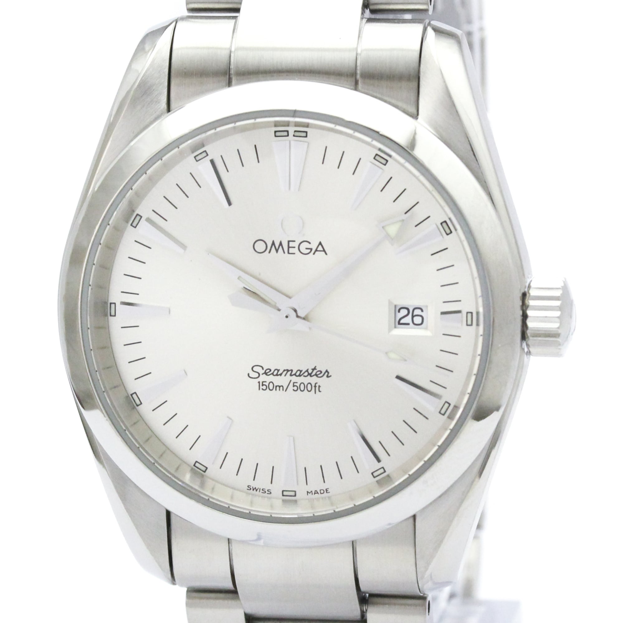 2000_8139c25e-25c6-4ddc-aa15-1a41131de09f.jpg OMEGA Seamaster Aqua Terra Steel Quartz Mens 2518.30 - Image 1